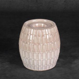 Świecznik ceramiczny EDNA 13X13X15 kremowy