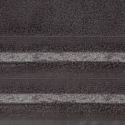 Ręcznik bawełniany z bordiurą w paski FARGO 70X140 grafitowy