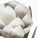 Sztuczny kwiat dekoracyjny karczoch FLORE jasnoszary x6