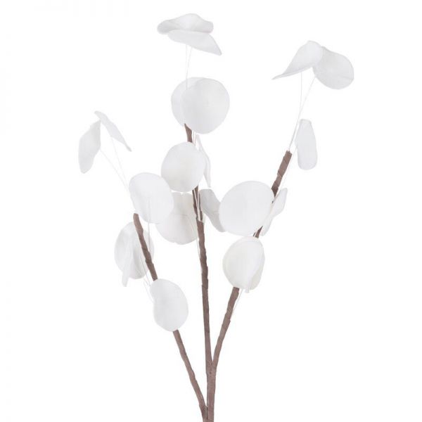 Sztuczny kwiat dekoracyjny eukaliptus FLORE biały x6