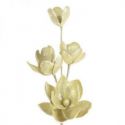 Sztuczny kwiat dekoracyjny magnolia FLORE szampański x6