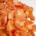 Sztuczny kwiat dekoracyjny hortensja FLORE pomarańczowy x6