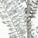 Sztuczna gałązka paproć NATU srebrna x6