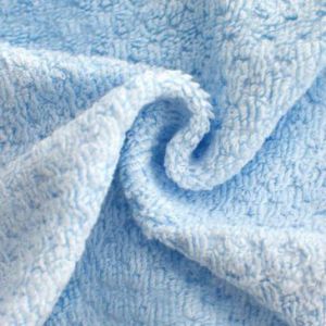Zestaw 2 ręczników z bawełny 34x74 70x140 niebieskie