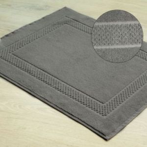 Ręcznik frotte z tłoczeniem CALE 60X90 grafitowy