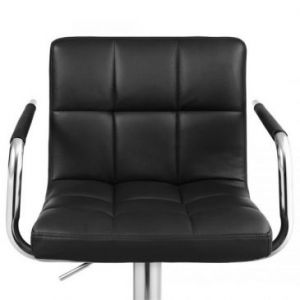 SONGMICS Krzesło barowe x 2 38X44X95-115 czarne