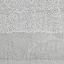 Ręcznik bawełniany z ozdobną żakardową bordiurą GIS0 30X50 srebrny