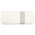Ręcznik bawełniany z żakardową bordiurą RIVA 30X50 kremowy
