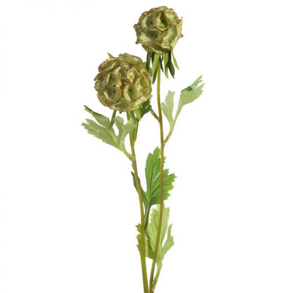 Sztuczny kwiat dekoracyjny chryzantema NATU zielony x6