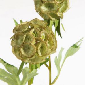 Sztuczny kwiat dekoracyjny chryzantema NATU zielony x6