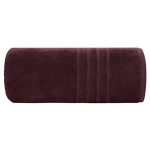 Ręcznik bawełniany z bordiurą LAVIN 50X90 bordowy