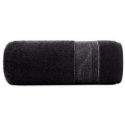 Ręcznik bawełniany z bordiurą MARIEL 70X140 czarny