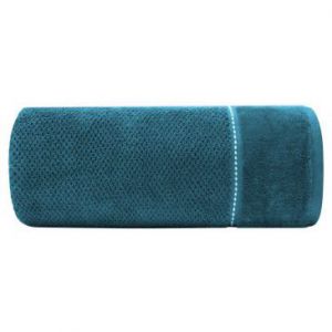 Ręcznik bawełniany z bordiurą SALADO 70X140 turkusowy