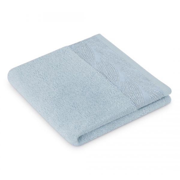 AmeliaHome Ręcznik bawełniany ALLIUM 50x90 błękitny