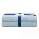 AmeliaHome Komplet ręczników bawełnianych ALLIUM 50x90 + 70x130 błękitny
