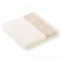 AmeliaHome Komplet ręczników bawełnianych ALLIUM  50x90 + 70x130 kremowy