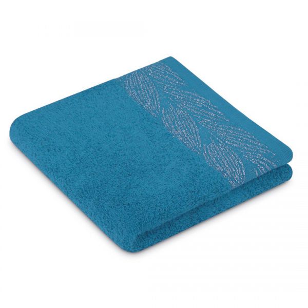 AmeliaHome Ręcznik bawełniany ALLIUM 50x90 niebieski