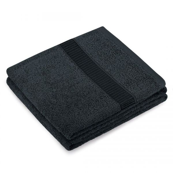 AmeliaHome Ręcznik bawełniany AVIUM 70x130 czarny