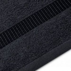AmeliaHome Ręcznik bawełniany AVIUM 70x130 czarny