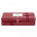 AmeliaHome Komplet ręczników bawełnianych AVIUM 50x90 + 70x130 różowy