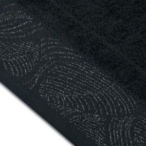 AmeliaHome Ręcznik bawełniany BELLIS 70x130 czarny