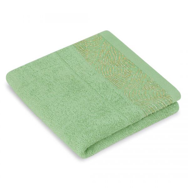 AmeliaHome Ręcznik bawełniany BELLIS 50x90 zielony