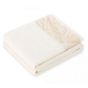 AmeliaHome Ręcznik bawełniany BELLIS 70x130 kremowy