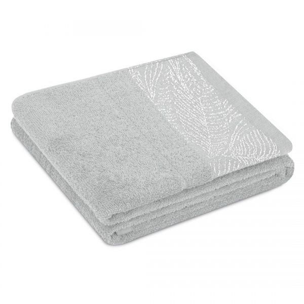 AmeliaHome Ręcznik bawełniany BELLIS 70x130 szary