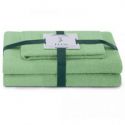 AmeliaHome Komplet ręczników bawełnianych FLOS  30x50 + 50x90 + 70x130 zielony