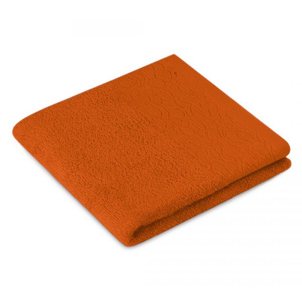 AmeliaHome Ręcznik bawełniany FLOS 50x90 rudy