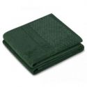AmeliaHome Ręcznik bawełniany RUBRUM 70x130 butelkowa zieleń