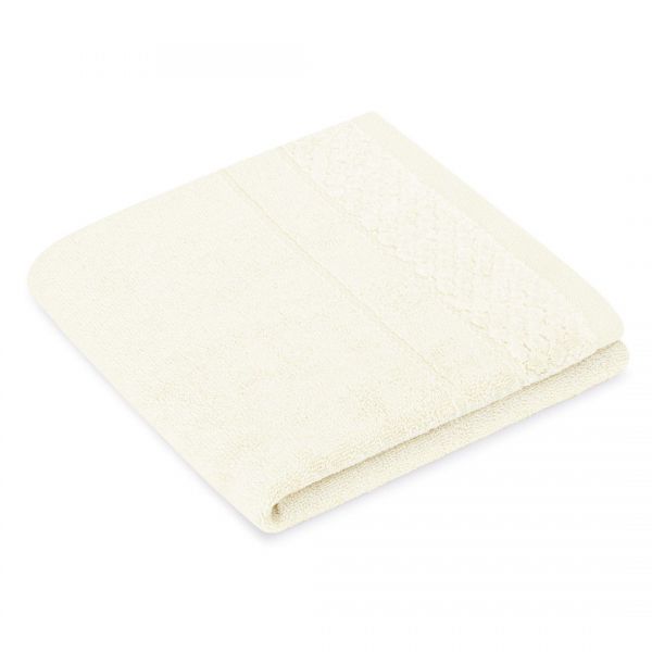 AmeliaHome Ręcznik bawełniany RUBRUM 50x90 kremowy