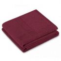 AmeliaHome Ręcznik bawełniany RUBRUM 70x130 bordowy