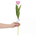 AmeliaHome Sztuczne kwiaty bukiet tulipanów 10 szt. TULIPI liliowe
