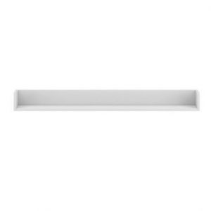 Hakano Półka wisząca ścienna RATIO 20x120x20 styl klasyczny biała
