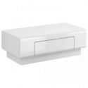 Hakano Stół nowoczesny BALLADE 110x60 biały połysk