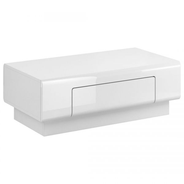 Hakano Stół nowoczesny BALLADE 110x60 biały połysk