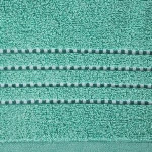 Ręcznik bawełniany frotte z bordiurą FIORE 70X140 miętowy