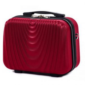 Wings Pojemny kuferek podróżny z ABS BC czerwony