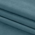 Homede Zasłona MILANA szenilowa na srebrnych przelotkach 140x175 błękitna 