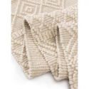 Benuta Dywan bawełniany krótkowłosy styl klasyczny JASPER 80x150 kremowy wzór 2