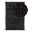 Benuta Dywan bawełniany krótkowłosy styl minimalistyczny TOM 70x120 czarny