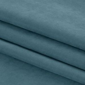Homede Zasłona MILANA szenilowa na srebrnych przelotkach 420x175 błękitna 