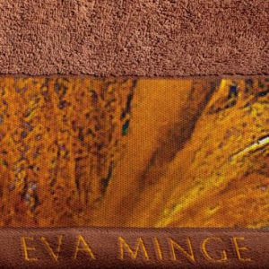 EVA MINGE Ręcznik bawełniany z bordiurą STELLA 50X90 ceglasty