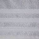 Ręcznik bawełniany z bordiurą VITO 70X140 srebrny