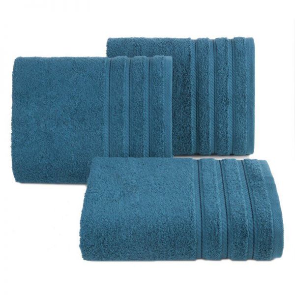 Ręcznik bawełniany z bordiurą VITO 50X90 c. niebieski