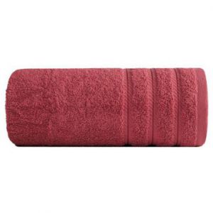 Ręcznik bawełniany z bordiurą VITO 50X90 ceglasty