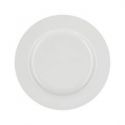 La Porcellana Bianca Zestaw 6 talerzy obiadowych z rantem Essenziale 27 cm biały