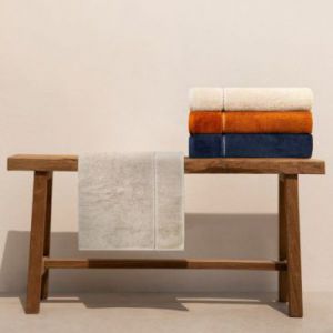 Ręcznik bawełniany z bordiurą SALADO 70X140 ceglasty