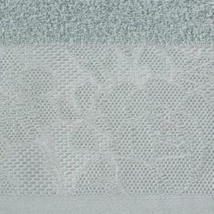 Ręcznik bawełniany z bordiurą TULIA 70X140 miętowy
